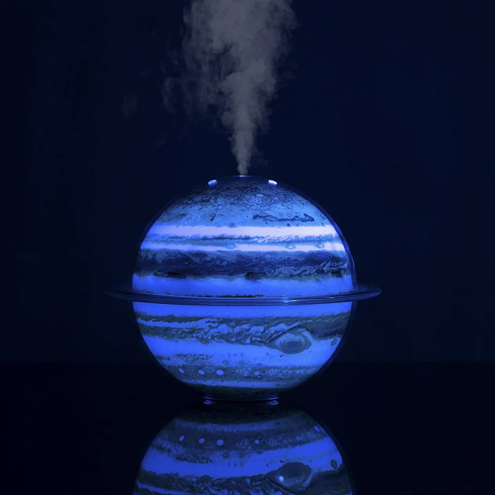 SX-E335 330ml Night Light Air Humidifier Desktop Fog Sprayer Diffuser Mist Maker for Bedroom Living Room - Earth - 4
