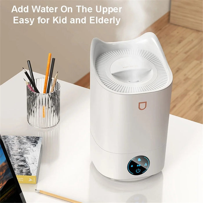 K6 USB Rechargeable 4L Air Humidifier Desktop Aromatherapy Diffuser Touch Control Mist Humidifier - White - 3