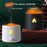 V8 Simulation Flame Aroma Essential Oils Diffuser Quiet Operation 180ML Air Humidifier - Black - 4