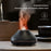 DQ705 Simulation Flame Colorful Light Air Humidifier Auto Shut-Off Aroma Essential Oils Diffuser - Black - 5