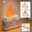 HZ005 Nordic Style Air Humidifier Simulation Flame Aroma Desktop Mist Humidifier Aromatherapy Diffuser for Home Office - Wooden Texture - 4
