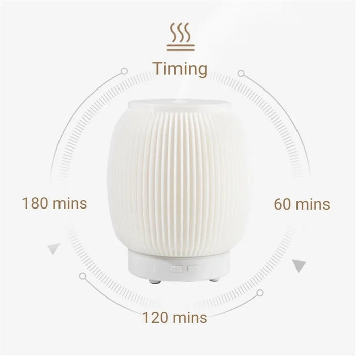 A07 Lantern Shape 200ml Ultrasonic Aroma Diffuser Household Silent Air Humidifier Two-Mode Fog Maker Mist Sprayer with Colorful Light, Remote Control - 7