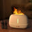 A318 Simulation Flame Aroma Air Humidifier LED Colorful Light Desktop Mist Humidifier Aromatherapy Diffuser for Home Office - Black - 4