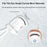 WD-888 Heated Eyelash Curler USB Rechargeable Electric Eyelash Curler Quick Curling Eye Lashes - White - 5
