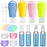 H01244 21Pcs Toiletries Travel Bottle Set Leak Proof Refillable Container for Lotion Liquid Shampoos - Style A - 1