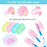 H01244 21Pcs Toiletries Travel Bottle Set Leak Proof Refillable Container for Lotion Liquid Shampoos - Style A - 4