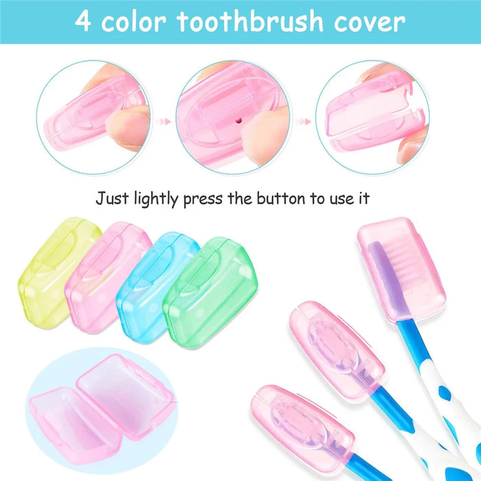 H01244 21Pcs Toiletries Travel Bottle Set Leak Proof Refillable Container for Lotion Liquid Shampoos - Style A - 4