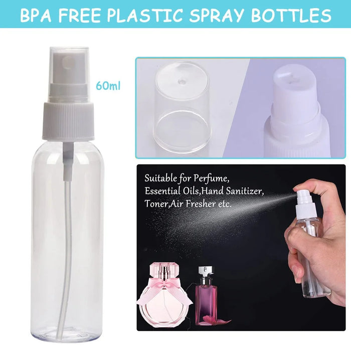 H01244 21Pcs Toiletries Travel Bottle Set Leak Proof Refillable Container for Lotion Liquid Shampoos - Style A - 5