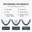 Microcurrent EMS Face Slimming Instrument Facial Lifting Intelligent Light V Line Face Beauty Device - Blackish Green - 6