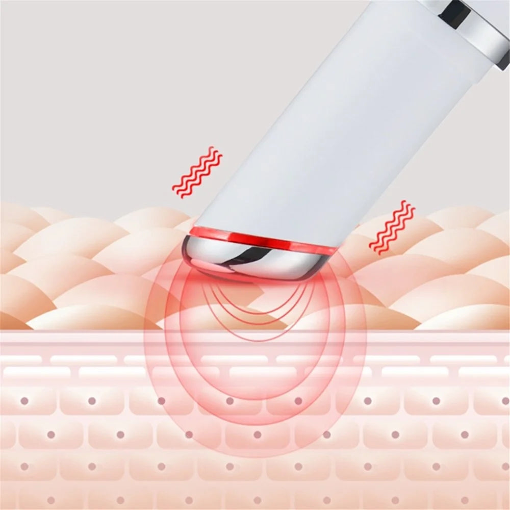 Portable Eye Massager Wand Heated / Vibration Treatment Fine Lines Remover Enhance Product Absorption - 5