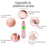 DYM-003 (6th Generation) Accurate LCD Display Skin Status Tester Facial Skin Moisture Oil Content Analyzer - Pink - 5