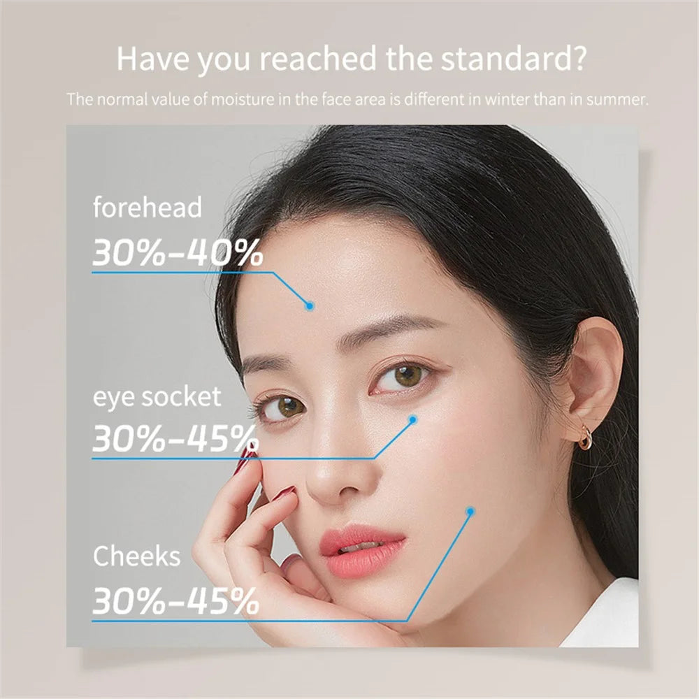 DYM-050 Skin Analyzer Facial Water Oil Degree Tester Digital Display Skin Detector Pen for Home Beauty Salon - 4