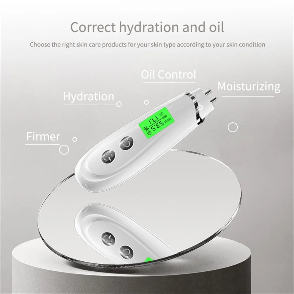 DYM-050 Skin Analyzer Facial Water Oil Degree Tester Digital Display Skin Detector Pen for Home Beauty Salon - 5