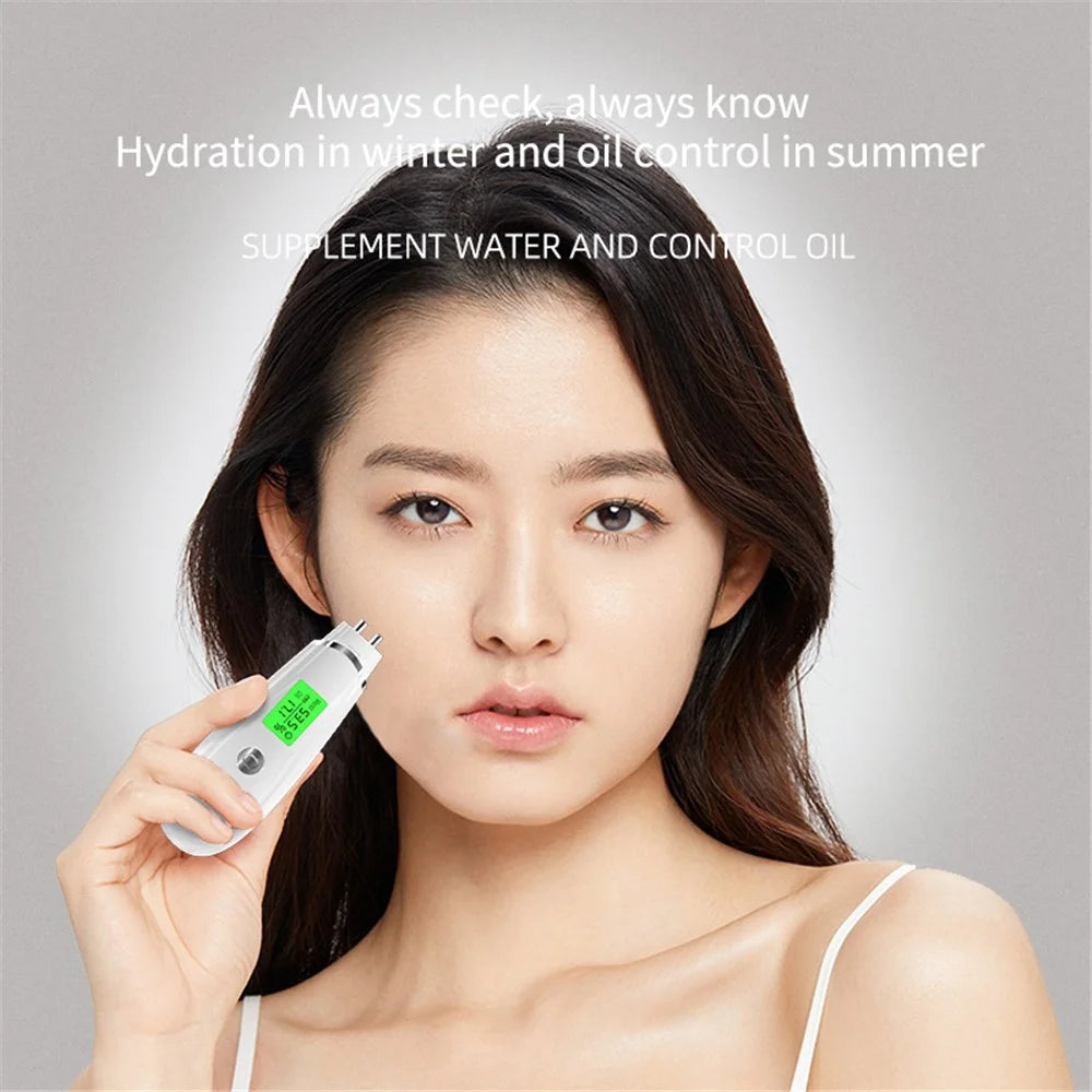 DYM-050 Skin Analyzer Facial Water Oil Degree Tester Digital Display Skin Detector Pen for Home Beauty Salon - 6
