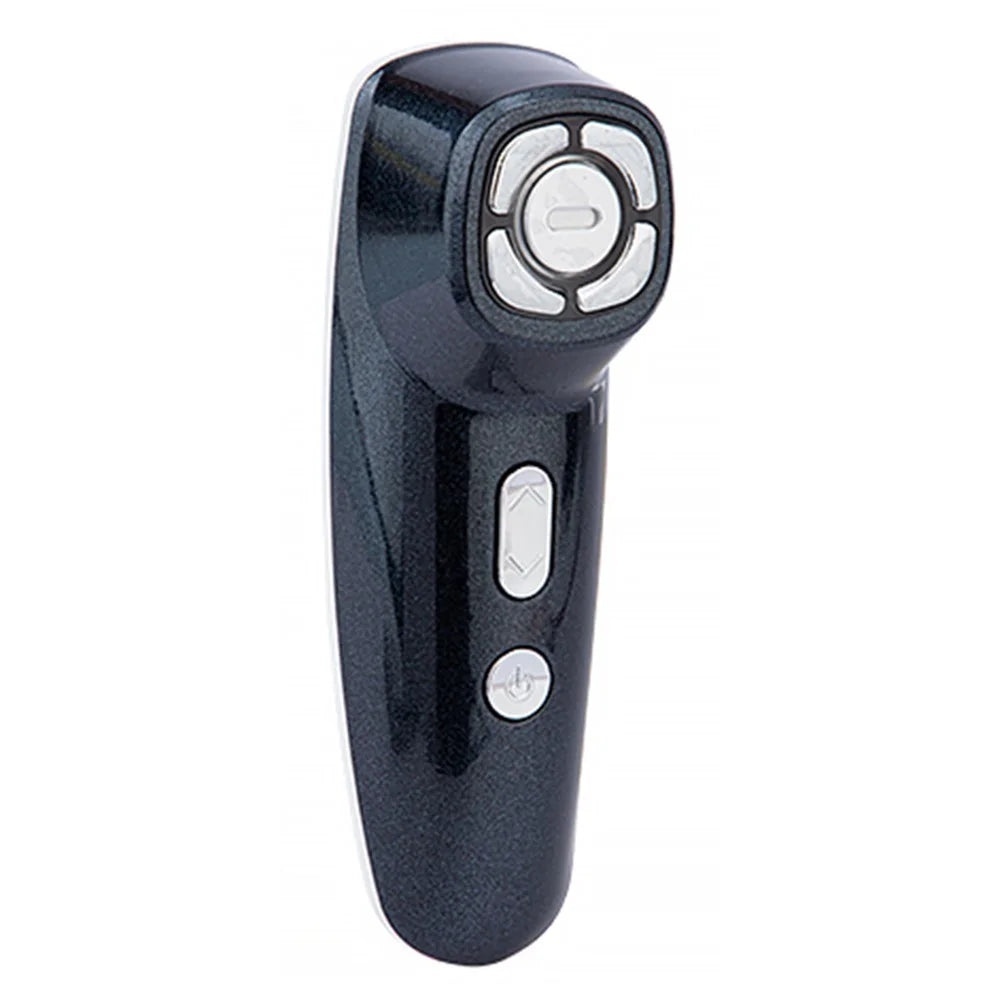 MO-1 Mini Pro Radio Frequency Beauty Device Ultrasonic Facial Massager Beauty Instrument - Black+White / US Plug - 1