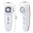 MO-1 Mini Pro Radio Frequency Beauty Device Ultrasonic Facial Massager Beauty Instrument - Black+White / US Plug - 7