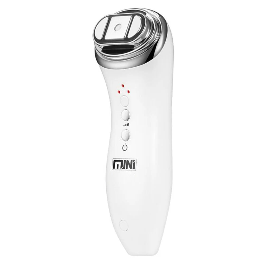 M0-1 Facial Spatula Mini RF Ultrasonic Face Massager Portable Facial Beauty Device - US Plug - 1