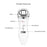 M0-1 Facial Spatula Mini RF Ultrasonic Face Massager Portable Facial Beauty Device - US Plug - 5