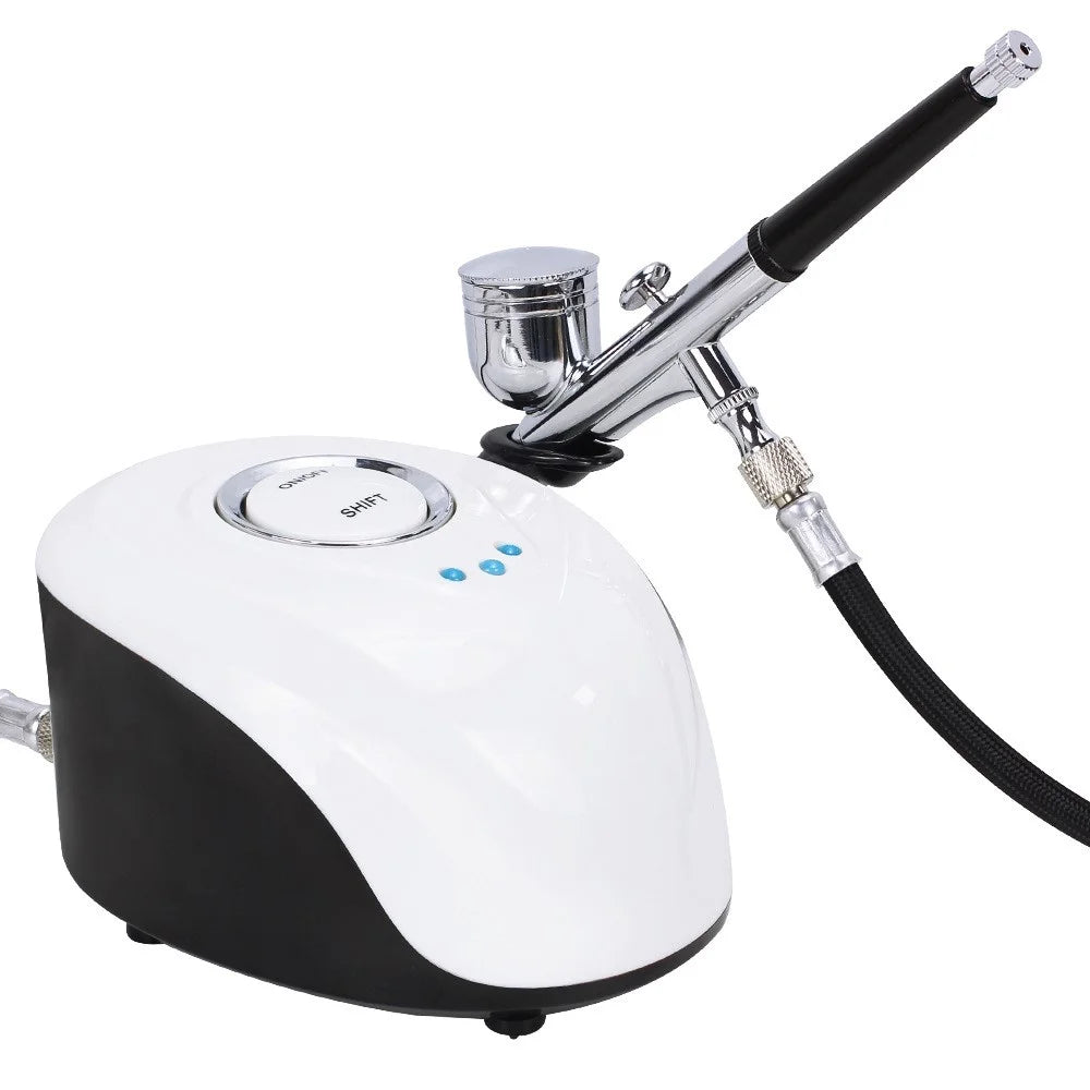BS-103 Beauty Salon High Pressure Oxygen Injection Device Household Handheld Facial Nano Spray Moisturizing Machine, CE Certified (ST) - EU Plug - 7