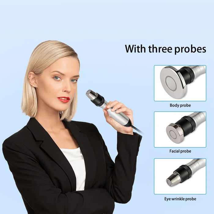 SP-121 Bipolar RF and EMS Skin Tightening Facial Radio Frequency Machine Gift Face Lift Body Shaping Massager, CE Certified (ST) - EU Plug - 4