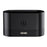 DQ701A 7-Color Aroma Diffuser Humidifier Desktop Simulation Flame Humidifier Fog Maker - Black - 1