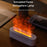 DQ709 Colorful Simulation Flame USB Humidifier Home Office Desktop Aromatherapy Mist Diffuser - Black - 2