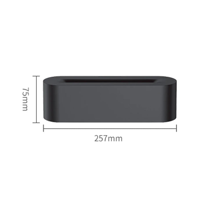 DQ709 Colorful Simulation Flame USB Humidifier Home Office Desktop Aromatherapy Mist Diffuser - Black - 6