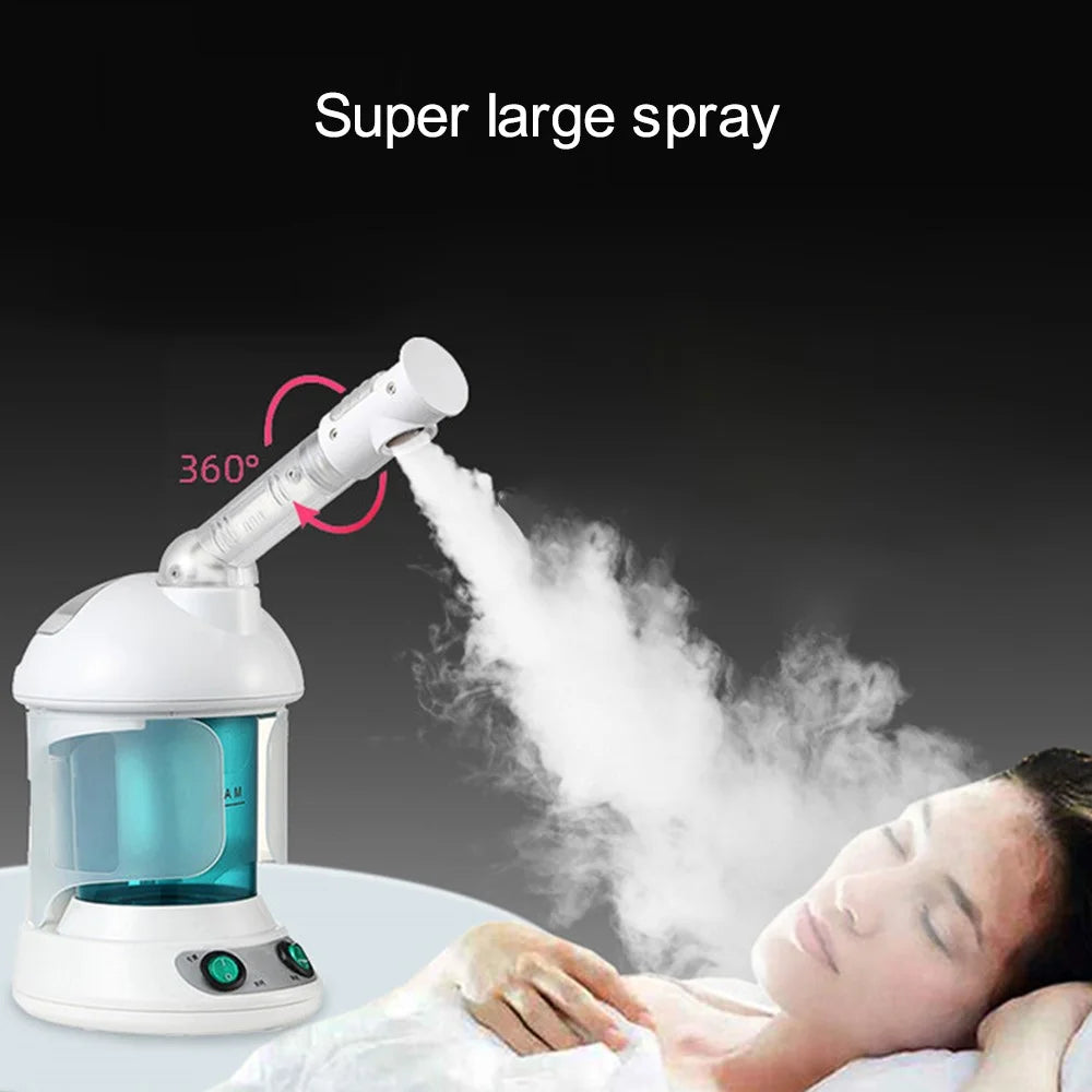 K.SKIN KD2328 Hot Spray Face Steamer Nano Ion Mist Face Moisturizing Home Skin Beauty Device - EU Plug - 3