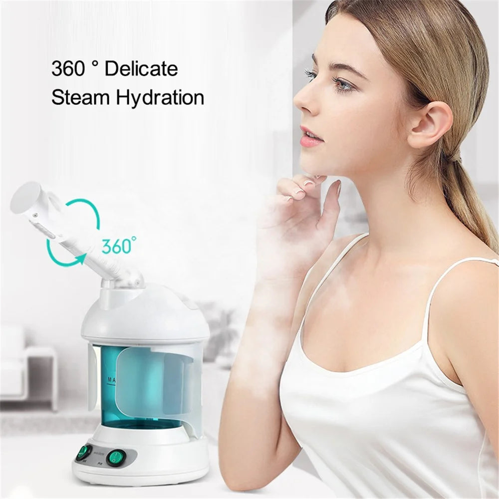 K.SKIN KD2328 Hot Spray Face Steamer Nano Ion Mist Face Moisturizing Home Skin Beauty Device - EU Plug - 4