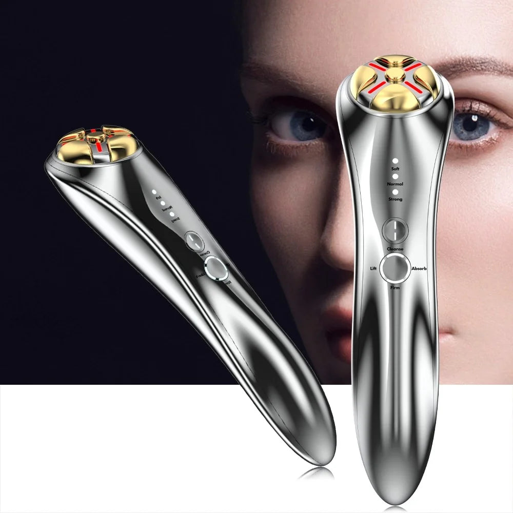 HQ-B009 RF Beauty Instrument Radiofrequency Photon EMS Facial Massager - 2