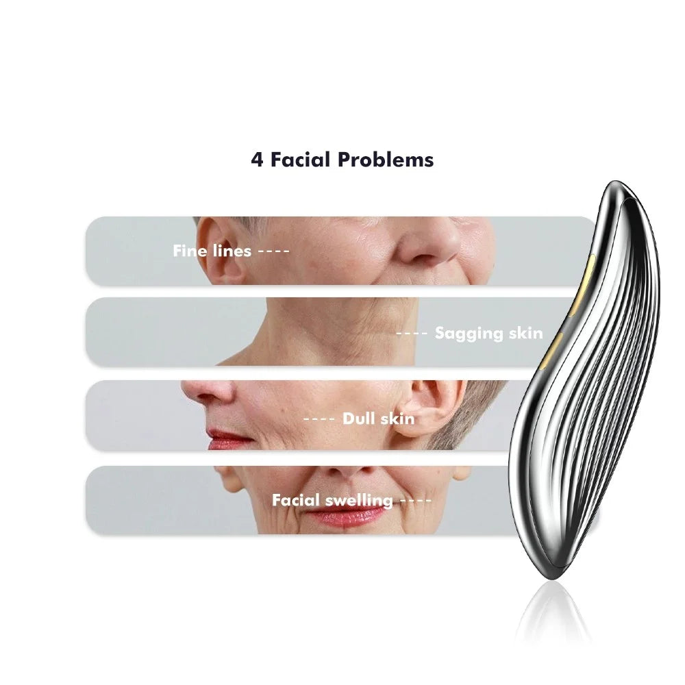 HQ-B014 Micro-Current Beauty Instrument Portable Multi-Function Facial Massager with 3 Modes (No CE) - 3