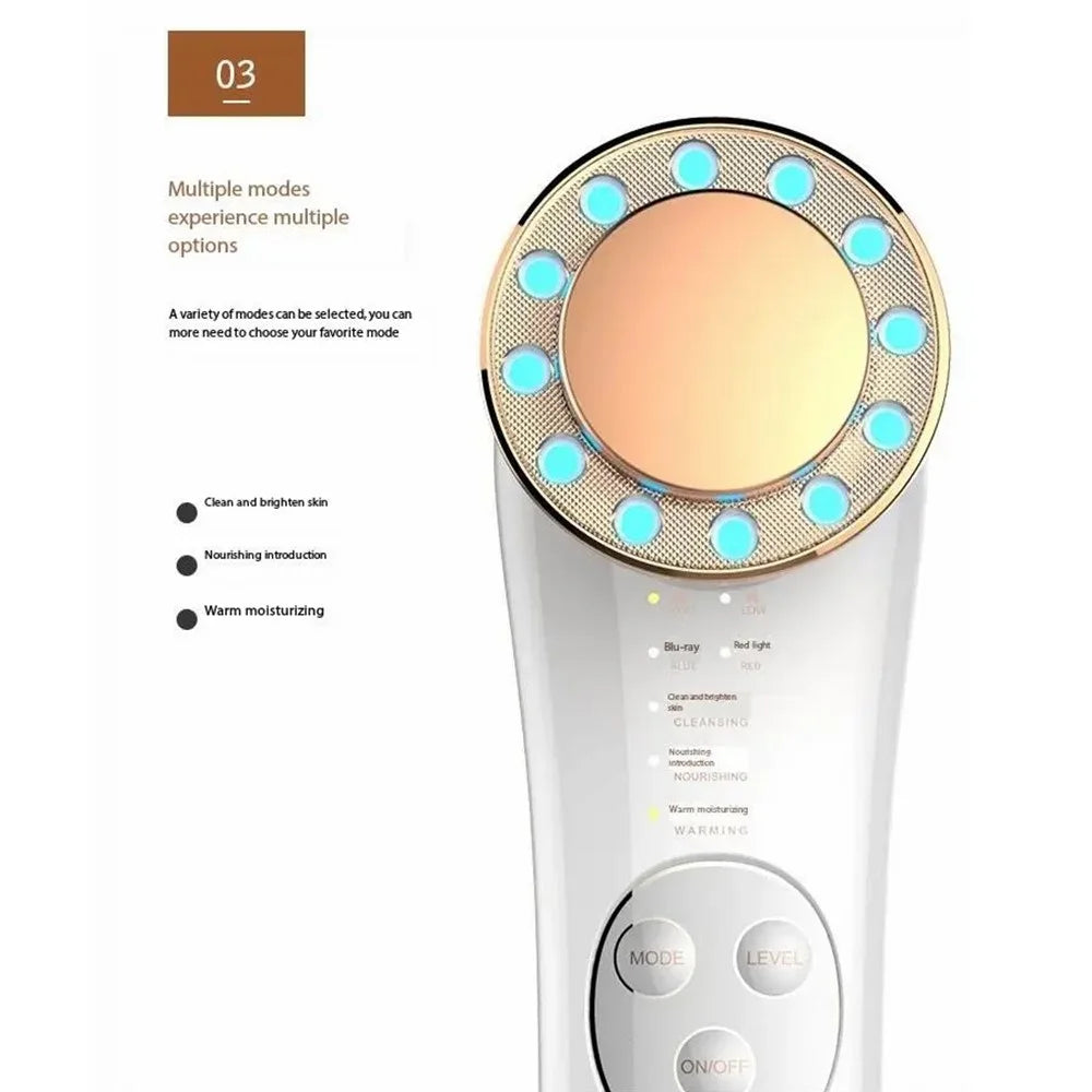 ES-1022 Home Essence Face Beauty Device Mask Facial Massager Cleanser - 5