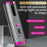 JFQ-01 Automatic Curling Iron Rotating Hair Curler Wand LCD Display Ceramic Wave Hair Curler - Black - 2