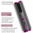 JFQ-01 Automatic Curling Iron Rotating Hair Curler Wand LCD Display Ceramic Wave Hair Curler - Black - 5