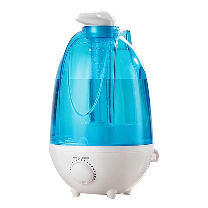 4L Dual Nozzle Home Air Humidifier with LED Light Aromatherapy Diffuser Mist Maker for Bedroom Office - 1