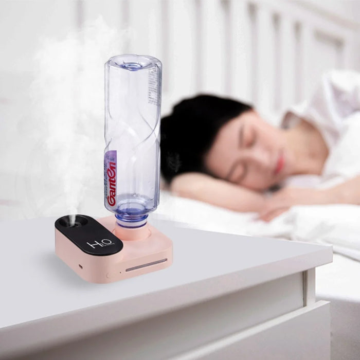 Camera-shaped Wireless Humidifier USB Desktop Portable Mist Maker 30mm Water Bottle Humidifier - Pink - 5