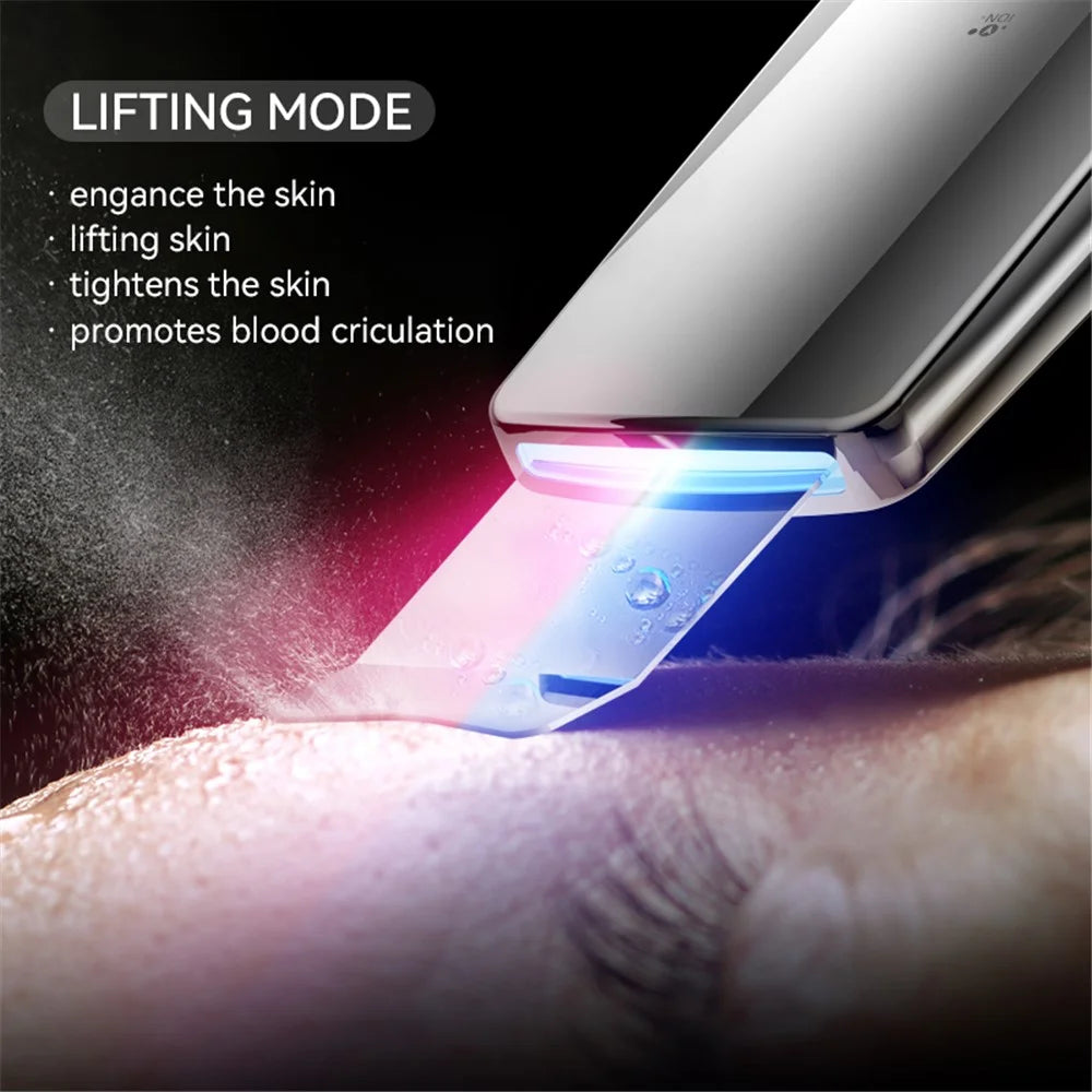 M22 Ultrasonic Skin Scrubber Face Spatula Pore Cleaner Blackhead Remover Tool - 3