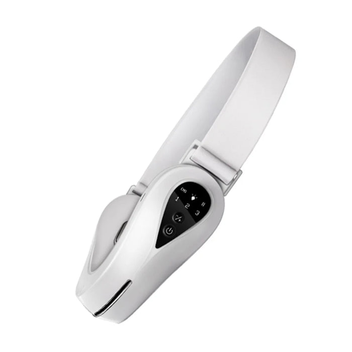 S121 Microcurrent EMS Face Slimming Instrument Facial Lifting Massage V-face Beauty Device - White - 1