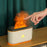 XF06 Simulation Flame Light USB Humidifier Home Desktop Aromatherapy Mist Diffuser - Black - 6