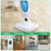 6PCS Home Clean Steam Mop Reusable Replacement Microfiber Cleaning Pads Washable Cloths for Steamboy H2O - 4