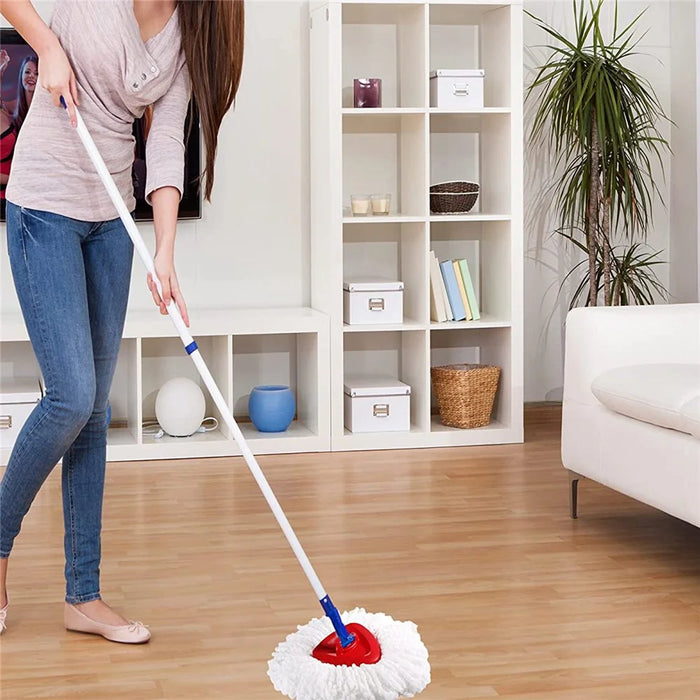 For O-Cedar / Vileda 4Pcs Triangle Spin Mop Cloth Dry / Wet Dual Use Replacement Head - 2