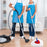 For O-Cedar / Vileda 4Pcs Triangle Spin Mop Cloth Dry / Wet Dual Use Replacement Head - 3