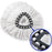 For O-Cedar / Vileda 4Pcs Triangle Spin Mop Cloth Dry / Wet Dual Use Replacement Head - 7