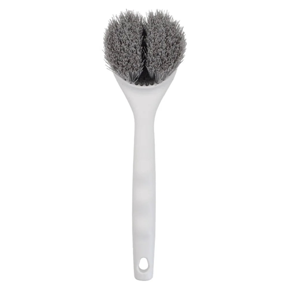 Home Long Handle Brush Kitchen Bowl Dish Cleaning Tool Scouring Pad - 1