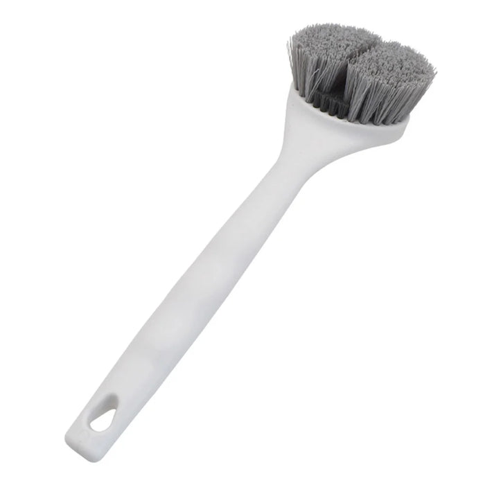 Home Long Handle Brush Kitchen Bowl Dish Cleaning Tool Scouring Pad - 4