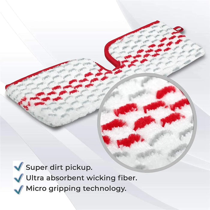 4PCS Microfiber Reusable Pads Replacement Head Spray Mop Refills for O-Cedar ProMist MAX - 3