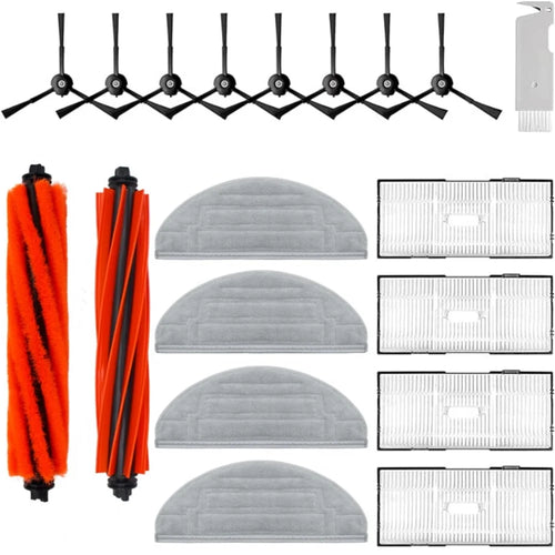 18Pcs / Set Accessories for Roborock S8 / S8+ / S8 Pro Ultra Sweeping Robot Filters Main Brush Mop Cloth Side Brushes Kit - 1