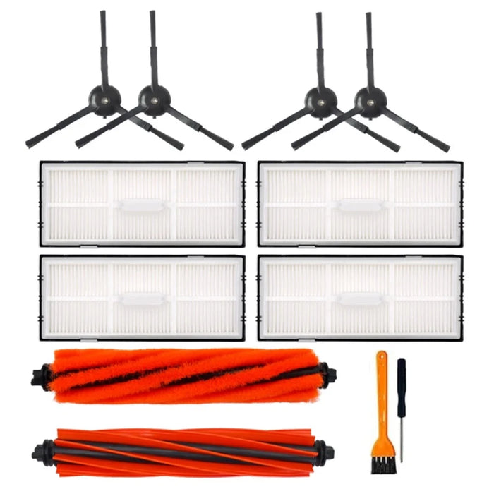 11Pcs / Set For Roborock S8 / S8+ / S8 Pro Ultra / S8 Plus-WHT Vacuum Cleaner Cleaning Brush HEPA Filter Kit - 1
