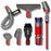 For Dyson V15 / V12 / V11 / V10 / V8 / V7 7Pcs / Set Soft Hard Brush Hose Crevice Brush Vacuum Cleaner Accessories - 1