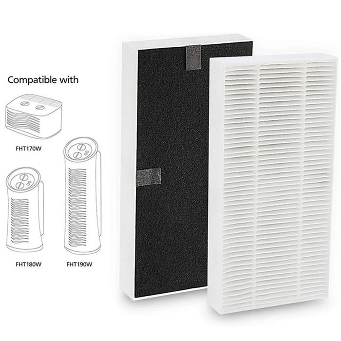 2PCS Air Purifier HEPA Filter for Febreze FRF 102B FHT170W FHT180W FHT190W Air Purifier Home Cleaning Accessories - 2